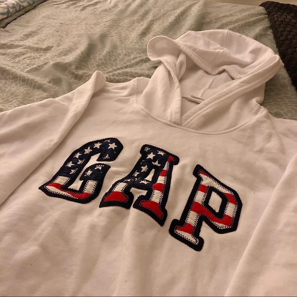 White Gap Hoodie